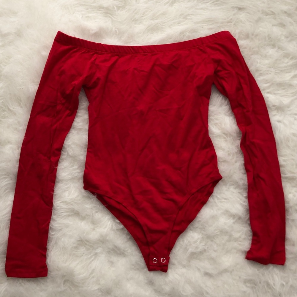 off the shoulder bodysuit